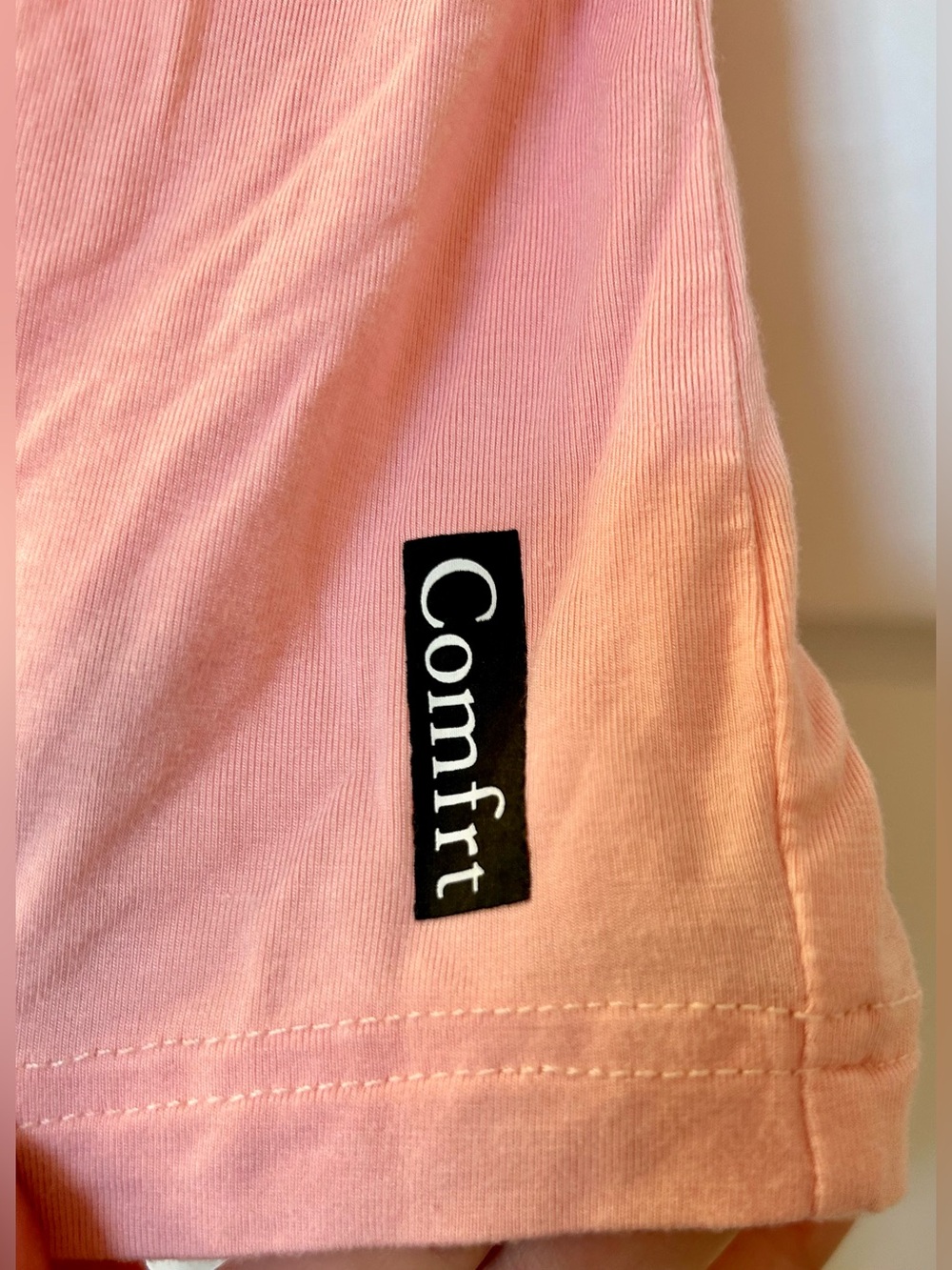 Comfrt Pink Cloud Drawstring Lounge Shorts. Size Large. - Picture 3 of 5